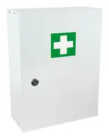 Nástenná lekárnička drevená - obal B/biely