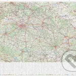 Česko - automapa nástěnná 1:360 000 s plastovými lištami