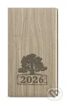 Týdenní diář 2026 Jakub Wood kapesní světle hnědá