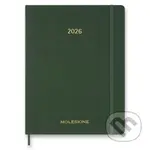 Moleskine – 15-mesačný týždenný vertikálny diár Essential 2026 - tmavo zelený