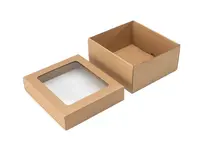 25 ks - Dárková krabice dno + průhledné víko 225x200x100