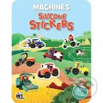 Hra se silikonovými samolepkami Traktory - kniha z kategorie Úkoly pro děti