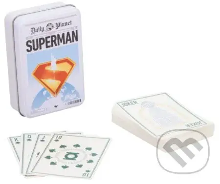Superman Hracie karty (plechový box)