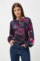 Halenka Medicine dámská, černá barva, vzorovaná