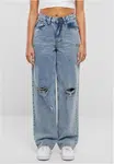 Women's jeans Distressed 90's light blue washed