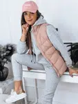 Dámska prešívaná vesta MARIN Farba ružová DSTREET