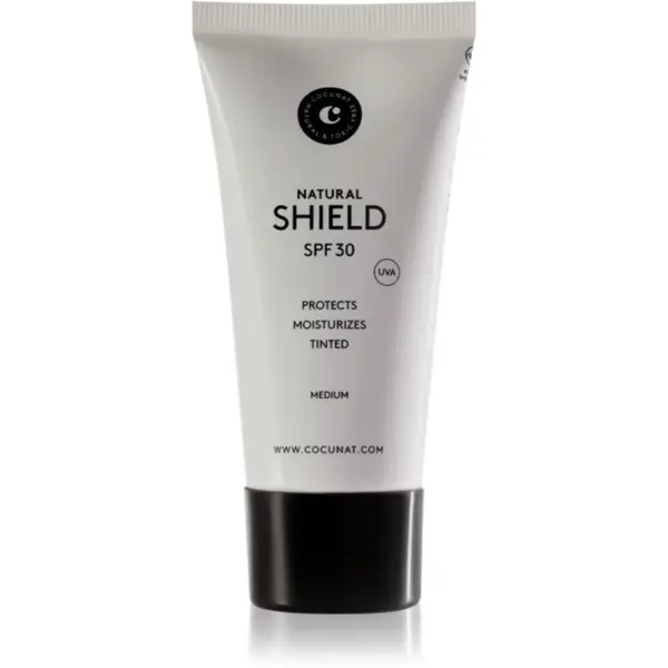 Cocunat Natural Shield ochranný tónovací krém na tvár SPF 30 50 ml