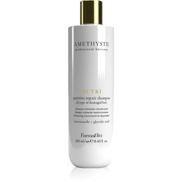 FarmaVita Amethyste Nutri posilňujúci šampón pre poškodené vlasy 250 ml