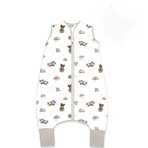 Miminu Letní spací vak se zahrnovacími nohavičkami, bavlna, Méďa pilot , vel. M