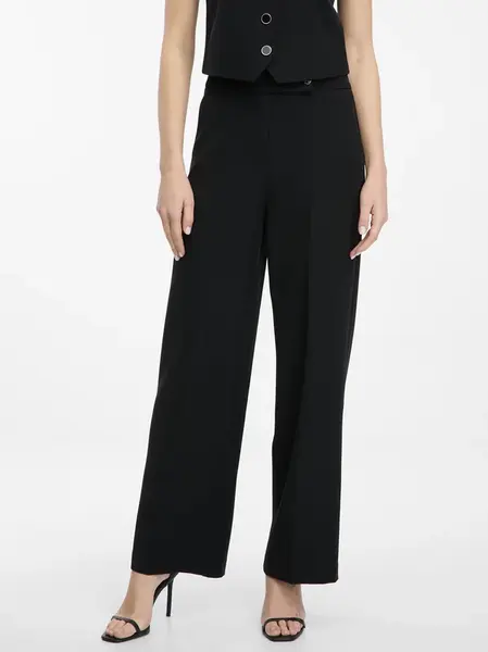 Black women's wide trousers ORSAY - Women's
