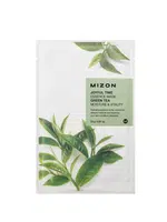 Mizon Plátýnková 3D maska so zeleným čajom pre hydratáciu a vitalitu pleti Joyful Time (Essence Mask Green Tea) 23 g