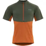 Devold STANDAL MERINO TEE ZIP NECK Pánske cyklistické tričko, oranžová, veľkosť