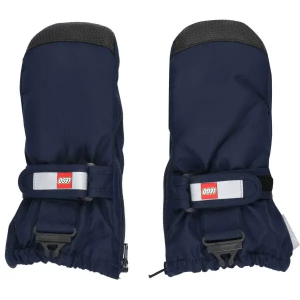 LEGO&reg; kidswear LWARIPO 703 Detské lyžiarske rukavice, tmavo modrá, veľkosť 86-92