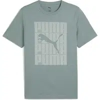 Puma GRAPHIC PUMA WORDING TEE Pánske tričko, zelená, veľkosť