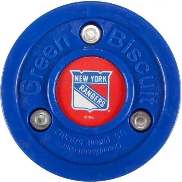 Green Biscuit NEW YORK RANGERS NHL Puk, modrá, velikost