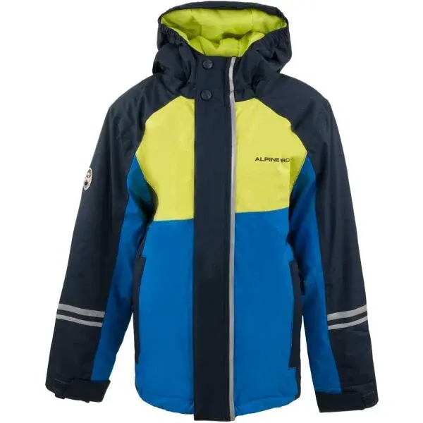 ALPINE PRO JORDANO Detská bunda, modrá, veľkosť 128-134