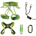 OCÚN VIA FERRATA TWIST + CHEST SET Freratový set s páracím tlmičom, zelená, veľkosť
