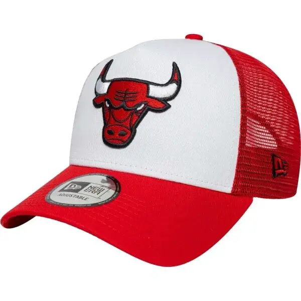 New Era CHICAGO BULLS NBA SIDE PATCH 9FORTY TRUCKER Šiltovka, červená, veľkosť UNI