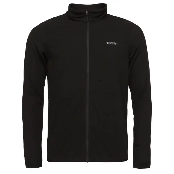 Hi-Tec DAMIS FLEECE FULL ZIP Pánská mikina, čierna, veľkosť