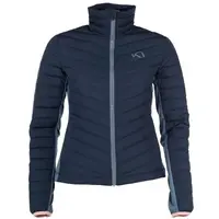KARI TRAA EVA DOWN JACKET Dámska páperová izolačná bunda, tmavo modrá, veľkosť