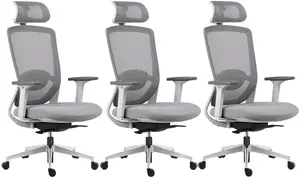 MERCURY 3PACK Ergonomická kancelárska stolička ARTEA sivá (3 ks)