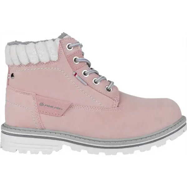 ALPINE PRO GENTIANO Detská zimná obuv, ružová, veľkosť