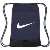 Nike BRASILIA TRAINING GYM SACK Gymsack, tmavo modrá, veľkosť