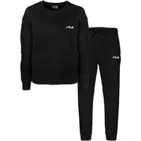 Fila BRUSHED COTTON FLEECE CREW Dámske pyžamo, čierna, veľkosť