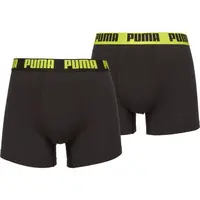 Puma MEN EVERYDAY BASIC BOXER 2P Pánske boxerky, čierna, veľkosť