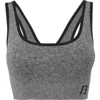 Fitforce TEFNIE Dámska fitness podprsenka, sivá, veľkosť
