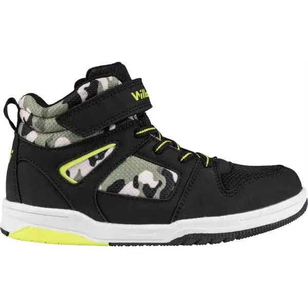 Willard BOBBY MID II Detská voľnočasová obuv, čierna, veľkosť