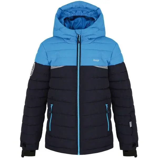 LOAP FUMAR Detská lyžiarska bunda, čierna, veľkosť 122-128