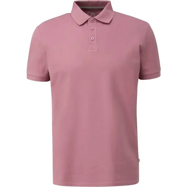 s.Oliver Q/S POLO SHIRT Pánske tričko polo, ružová, veľkosť