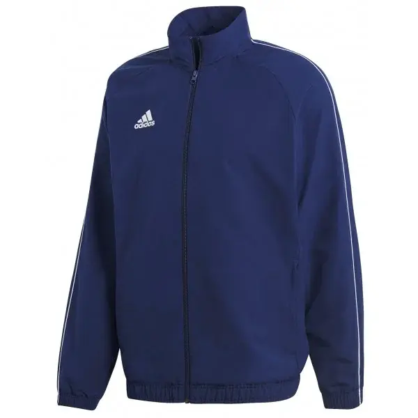 adidas CORE18 PRE JKT Pánska športová bunda, tmavo modrá, veľkosť