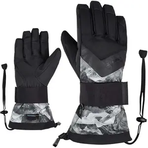 Ziener MILAN AS Pánske rukavice, čierna, veľkosť