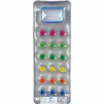 HS Sport POCKETS WATER LOUNGER Nafukovacie lehátko, sivá, veľkosť