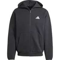 adidas FUTURE ICONS 3-STRIPES FULL ZIP HOODIE Pánska mikina, čierna, veľkosť