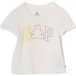 GAP V-FRCH VALUE LOGO Dievčenské tričko, biela, veľkosť