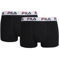 Fila MAN BOXERS 2 PACK Pánske boxerky, čierna, veľkosť