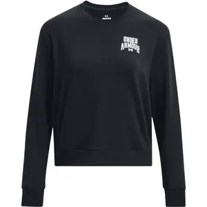 Under Armour RIVAL TERRY GRAPHIC CREW Dámska mikina, čierna, veľkosť M