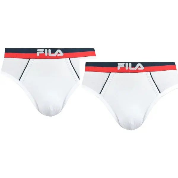 Fila MAN BRIEF 2-PACK Pánske slipy, biela, veľkosť