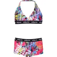 AQUOS KESTREL Dievčenské športové dvojdielne plavky, mix, veľkosť 164-170