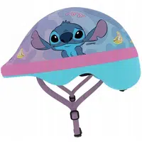Disney STITCH Dievčenská cyklistická prilba, fialová, veľkosť