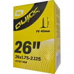 Quick FV26 x 1.75-2.125 40mm Cyklistická duša, čierna, veľkosť