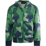 ALPINE PRO BORCO Detská mikina, zelená, veľkosť 152-158