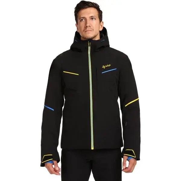 KILPI KILLY Pánska lyžiarska bunda, čierna, veľkosť XXXL