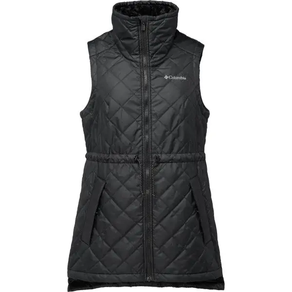 Columbia COPPER CREST II MID VEST Dámska zateplená vesta, čierna, veľkosť