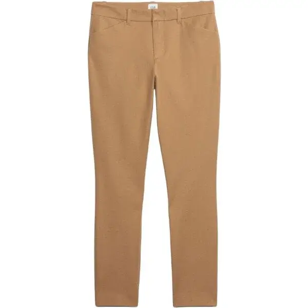 GAP V-SKINNY Dámske nohavice, hnedá, veľkosť