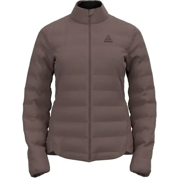 Odlo ASCENT N-THERMIC HYBRID INSULATED JACKET Dámska hybridná bunda, hnedá, veľkosť