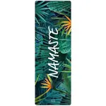 YOGGYS TRAVEL YOGA MAT 1.5 MM NAMASTE Podložka na jogu cestovná, tmavo zelená, veľkosť